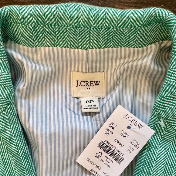 NWT J.Crew Herringbone Blazer - Picture 7 of 8